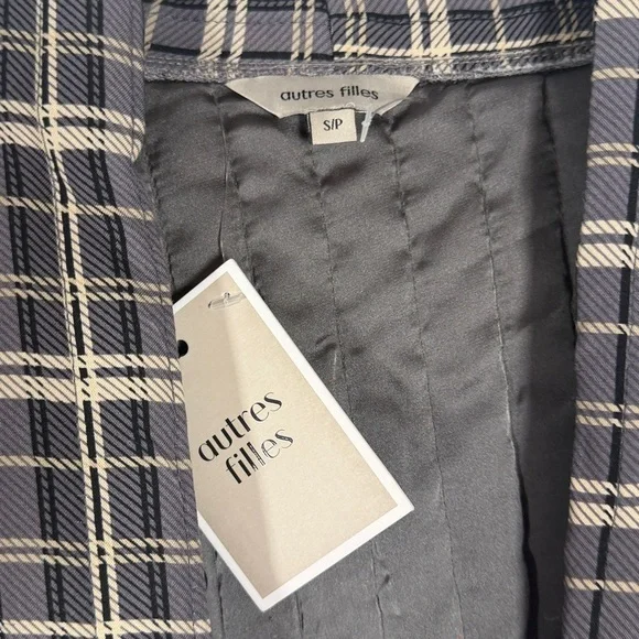 NWT Autres Filles Plaid Jacket - Picture 5 of 6